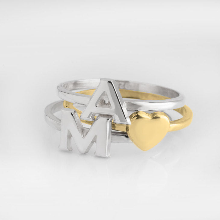 Initial Rings 10kt